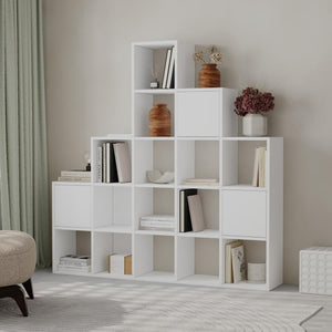 PALEO Corner Bookcase - Space-Saving Storage Shelf - Karrari