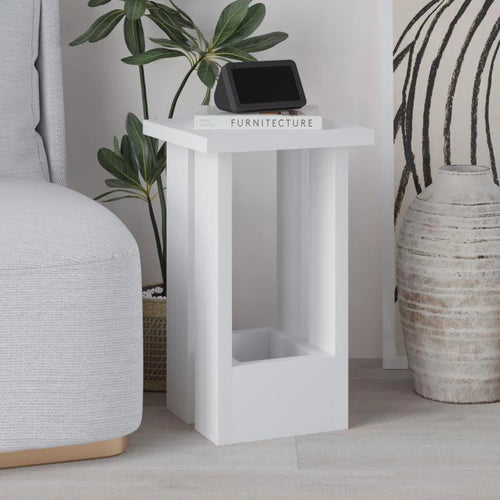 TASOS Side Table with Open Storage