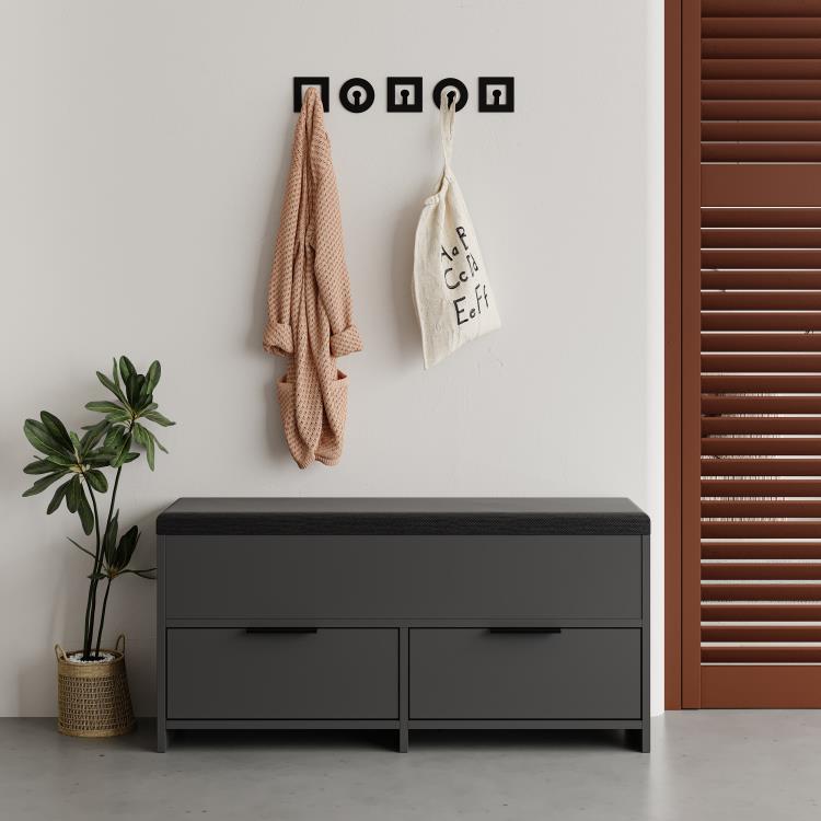COVE Shoe Bench with Seat & Storage - Karrari