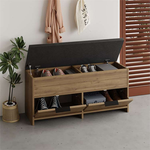 COVE Shoe Bench with Seat & Storage - Karrari