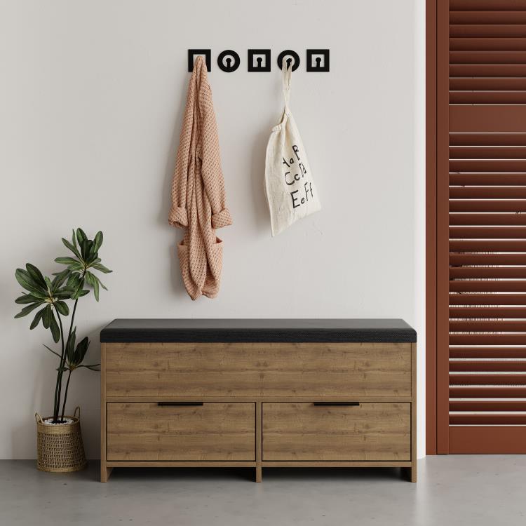 COVE Shoe Bench with Seat & Storage - Karrari