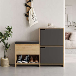 Entryway Shoe Storage Bench & Cabinet - Karrari