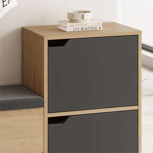 Entryway Shoe Storage Bench & Cabinet - Karrari