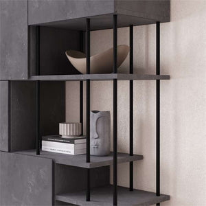Key Bookcase – Grey Wood - Karrari