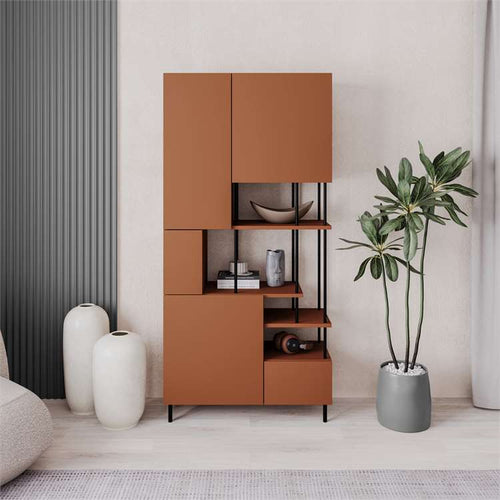 Key Bookcase – Cinnamon Wood - Karrari