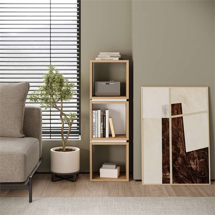 Modular 3-Cube Storage Shelf - Karrari