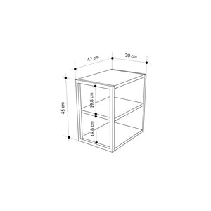 ECHO Side Table with Shelves - Karrari