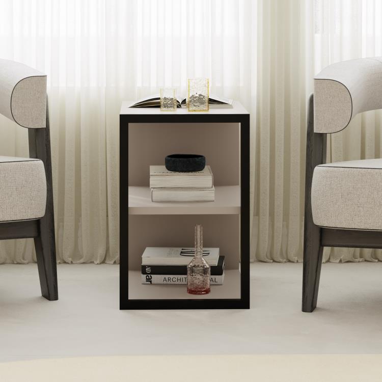 ECHO Side Table with Shelves - Karrari