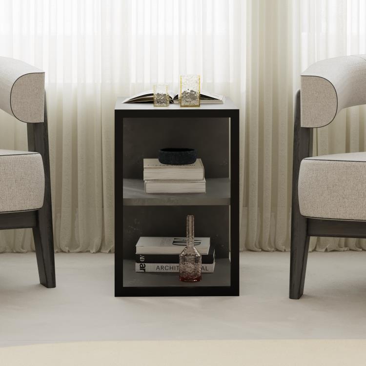 ECHO Side Table with Shelves - Karrari
