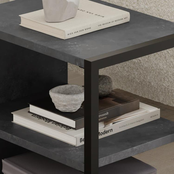 ECHO Side Table with Shelves - Karrari