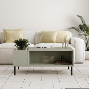 VENA Coffee Table – Ash Green & Metal Black - Karrari