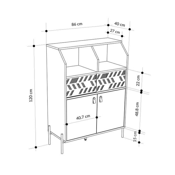 DIONYSOS Retro Cabinet – HITIT - Karrari