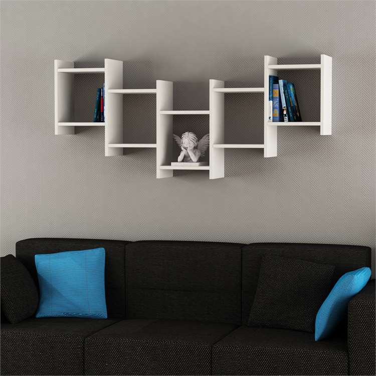 Contemporary Geometric Bookshelf - Karrari