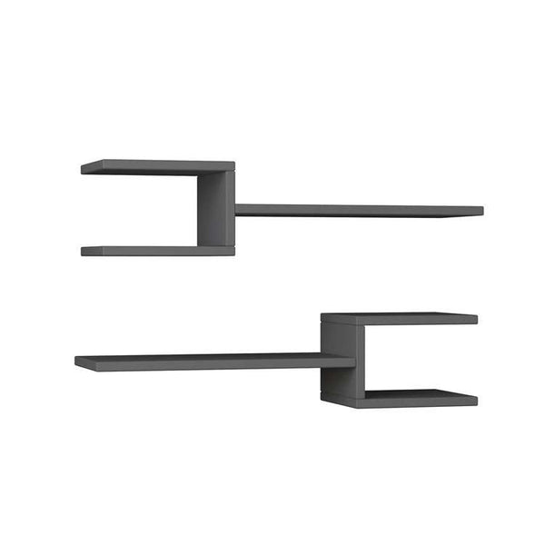Geometric Floating Wall Shelves - Set of 2 - Karrari