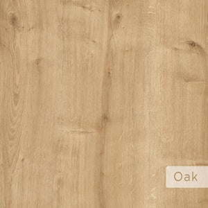 Modern S-Shaped Coffee Table – Oak Finish - Karrari