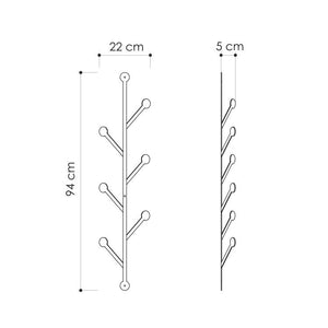 Metal Hanger Ponpon – Texture Black