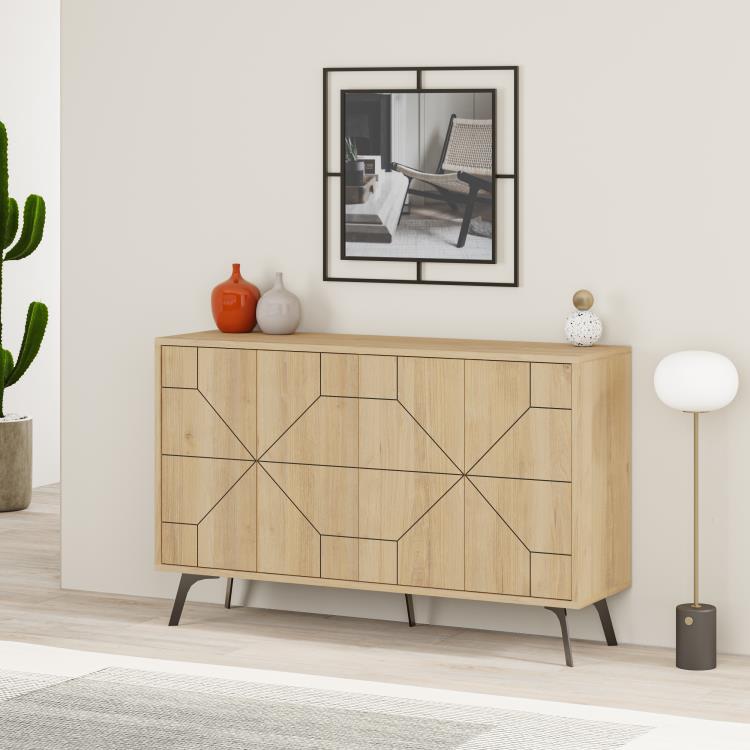 DUNE CONSOLE SIDEBOARD OAK - Karrari