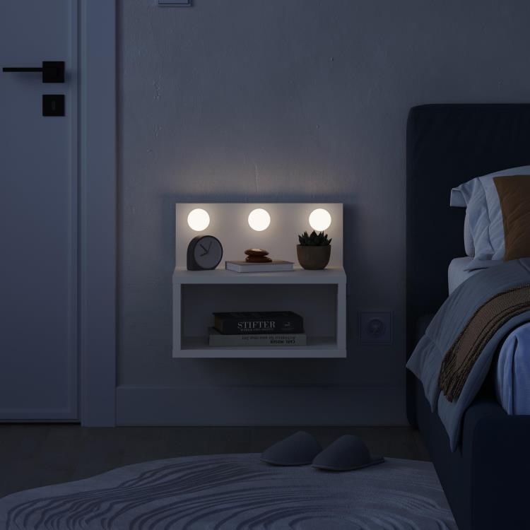 TREO WALL MOUNTED NIGHTSTAND - Karrari
