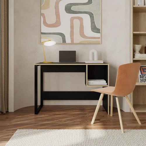 MODEL Desk with Open Storage Shelf