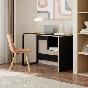 MODEL Desk with Open Storage Shelf