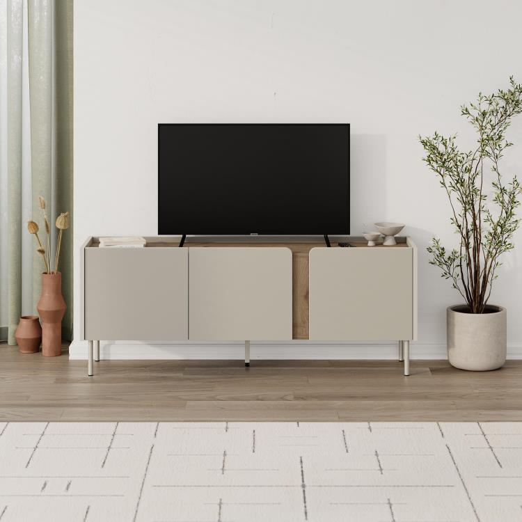 NORM TV RACK SEPET-SANDSTONE - Karrari