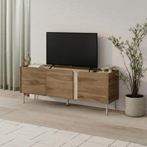 NORM TV RACK TRAVERTINE-DEEP OUD - Karrari