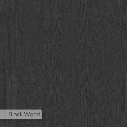 COMBE TV WALL MOUNTED 180 CM BLACK WOOD - Karrari