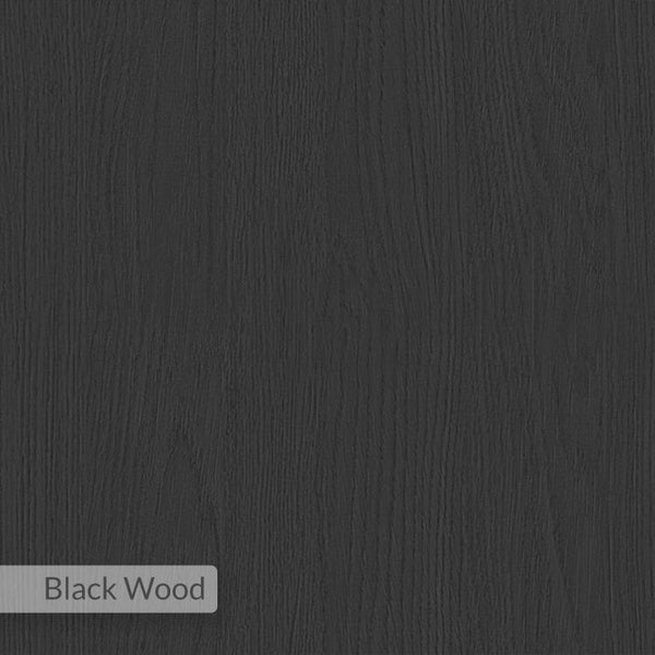 COMBE TV WALL MOUNTED 180 CM BLACK WOOD - Karrari