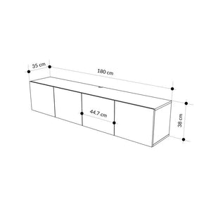 COMBE Wall Mounted Tv Units