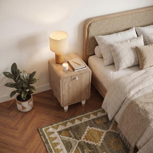 DORO Bedside Table with Drop-Down Door