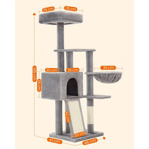 Small Cat Tree with Removable & Washable Platform