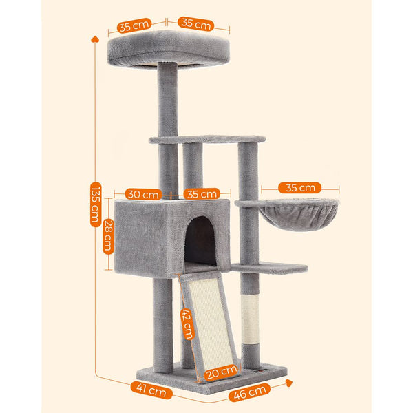 Small Cat Tree with Removable & Washable Platform