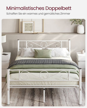Double Metal Bed Frame (198x141.8cm)
