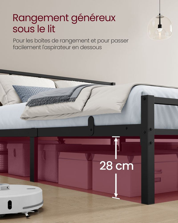 Single Metal Bed Frame (90x190cm)