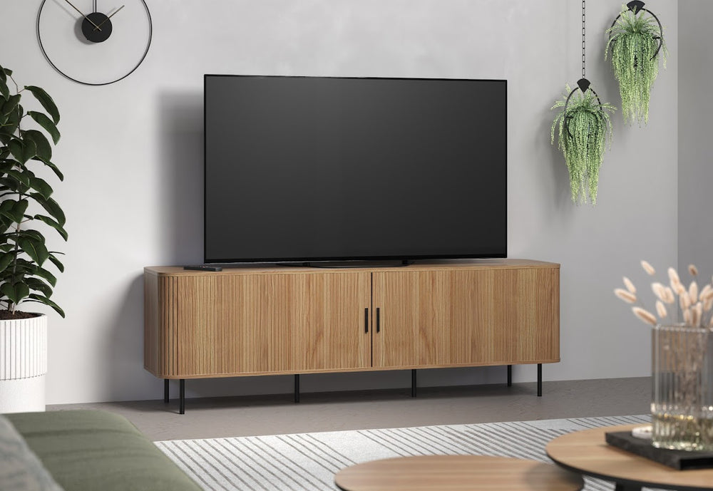 Ronin TV Cabinet with Sliding Doors - Karrari