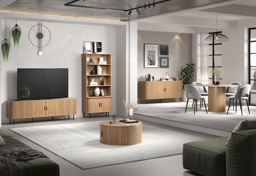 Ronin Sideboard - Sliding Tambour Doors - Karrari