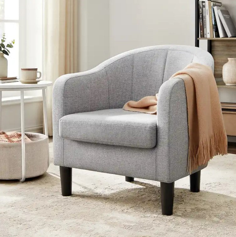Armchair TV chair, padded seat cushion, lounge chair