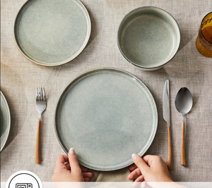 Karaca Skal 18-Piece Multicolour Stoneware Dinner Set - Karrari
