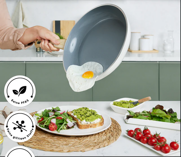 Karaca Swiss Crystal Coating Cookware Induction Set – 15 Piece - Karrari