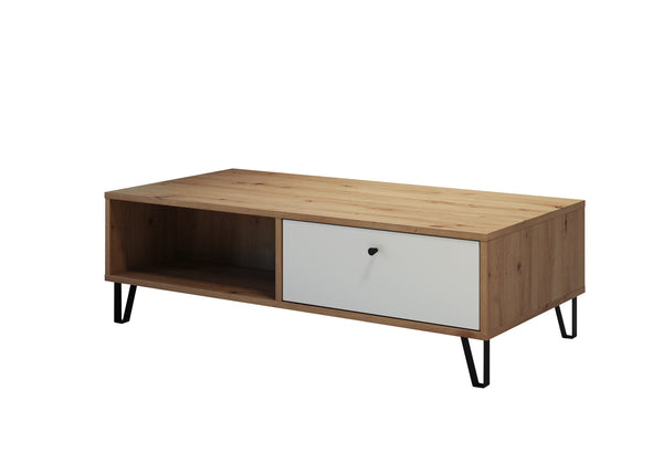 Touch Coffee Table – Artisan Oak & Matt White