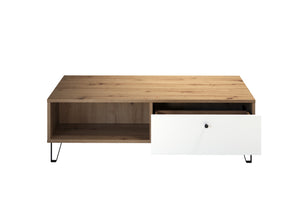 Touch Coffee Table – Artisan Oak & Matt White