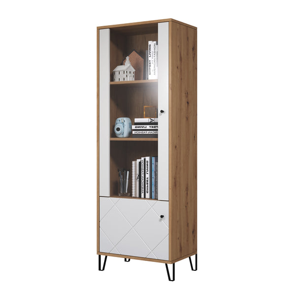 Touch Modern Display Unit – Artisan Oak & White