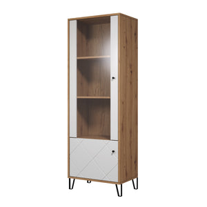 Touch Modern Display Unit – Artisan Oak & White
