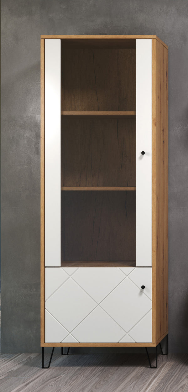 Touch Modern Display Unit – Artisan Oak & White