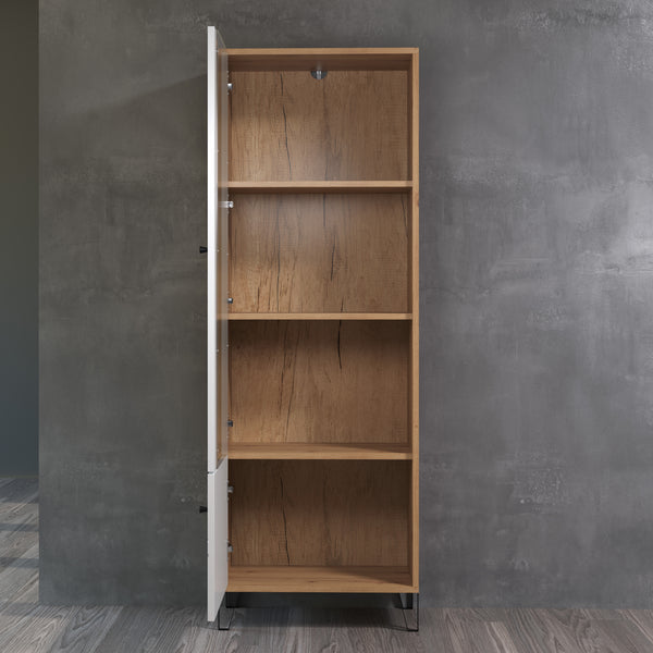 Touch Modern Display Unit – Artisan Oak & White