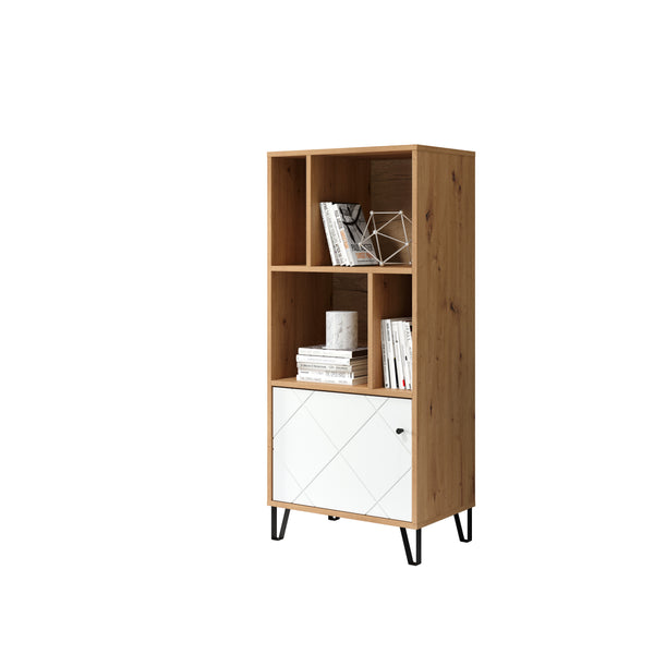 Touch Shelf Unit – Artisan Oak & Matt White