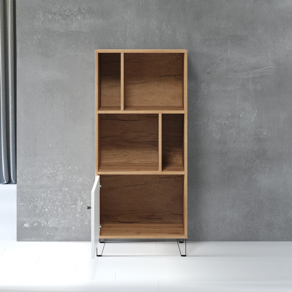 Touch Shelf Unit – Artisan Oak & Matt White