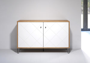 Touch Sideboard – Artisan Oak & Matt White