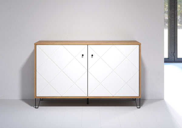 Touch Sideboard – Artisan Oak & Matt White
