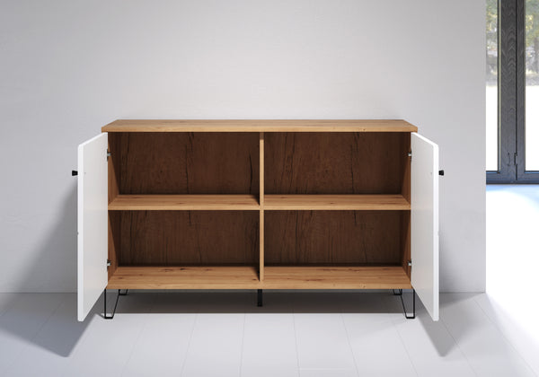 Touch Sideboard – Artisan Oak & Matt White